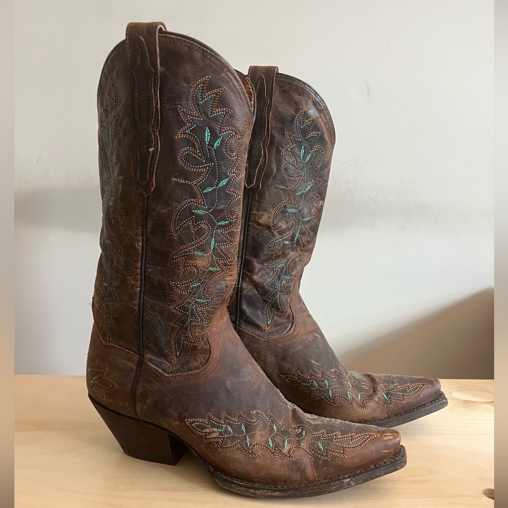Original Dan Post leather boots size 8